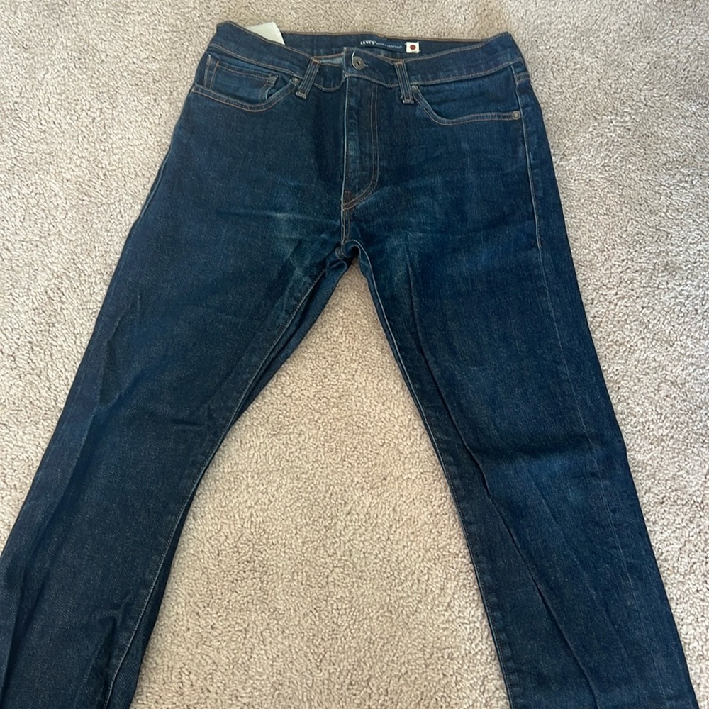 Awesome Levi's 511 Men's Japanese Selvage Slim Jeans - Dark Blue
